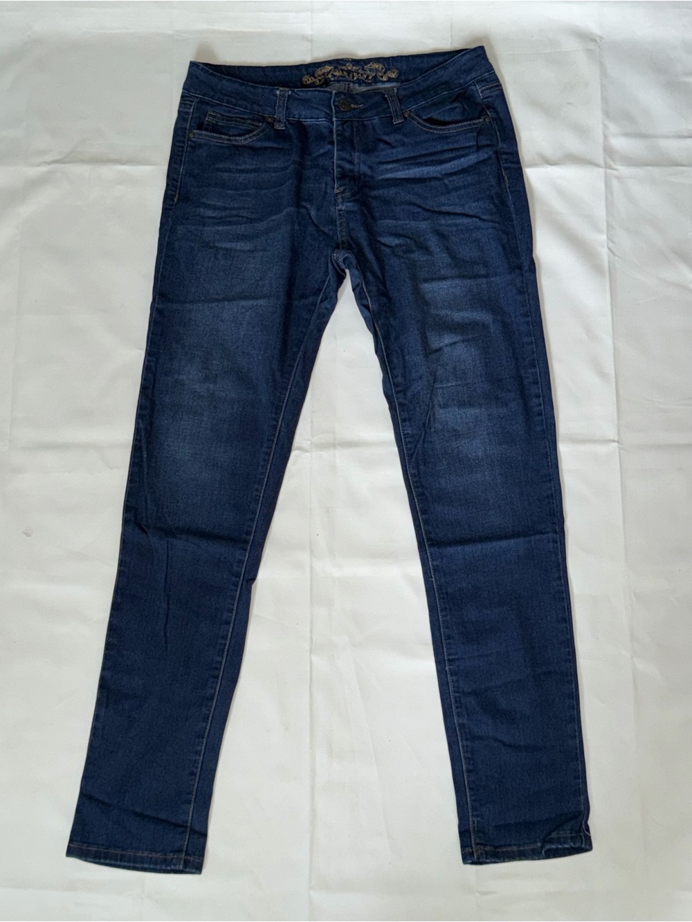 Wax Jean Men's Skinny Dark Indigo Stretch Jeans